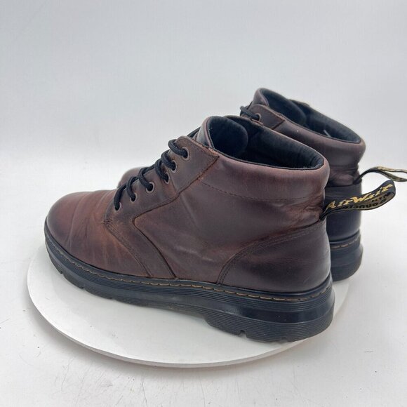Dr. Martens Bonny Leather Men Size 10 Dark Brown Round Toe Ankle Chukka Boot - Picture 6 of 12
